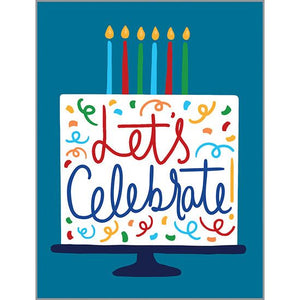 Birthday card  - Let's Celebrate, Gina B Designs