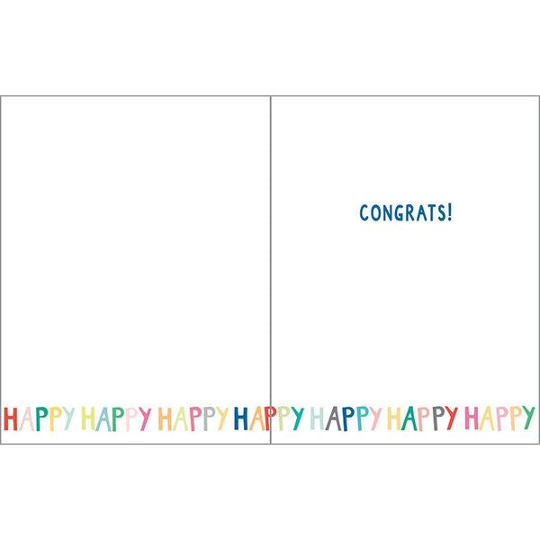 Congratulations card  - Sooo Happy
