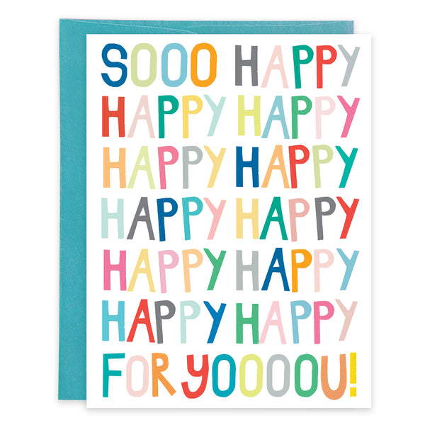 Congratulations card  - Sooo Happy