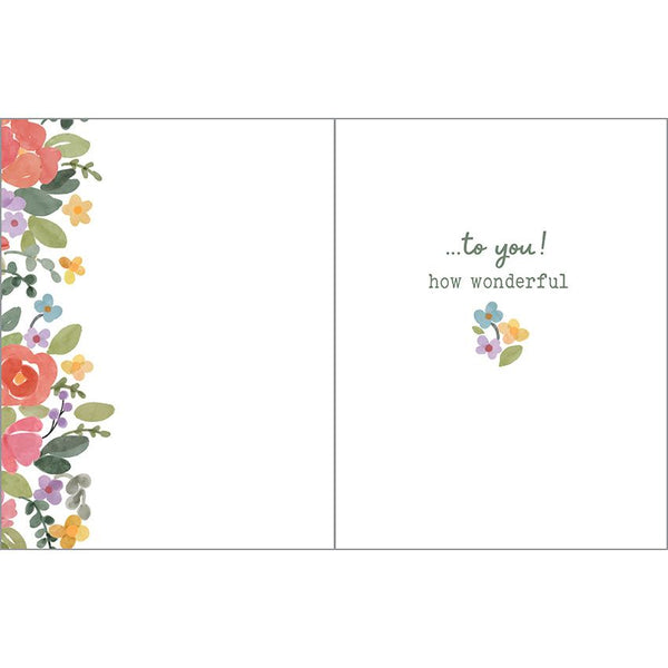 Congratulations card  - Bouquet of Congrats