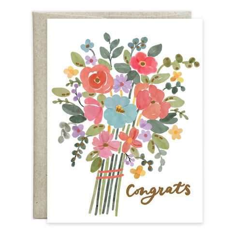 Congratulations card  - Bouquet of Congrats