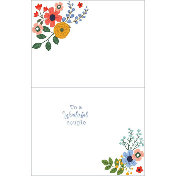 Anniversary card  - Summer Flowers