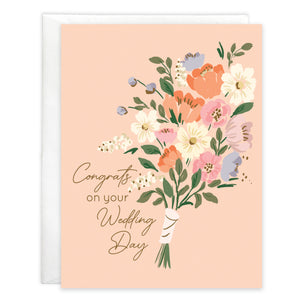 Wedding card  - Wedding Bouquet