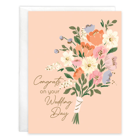 Wedding card  - Wedding Bouquet