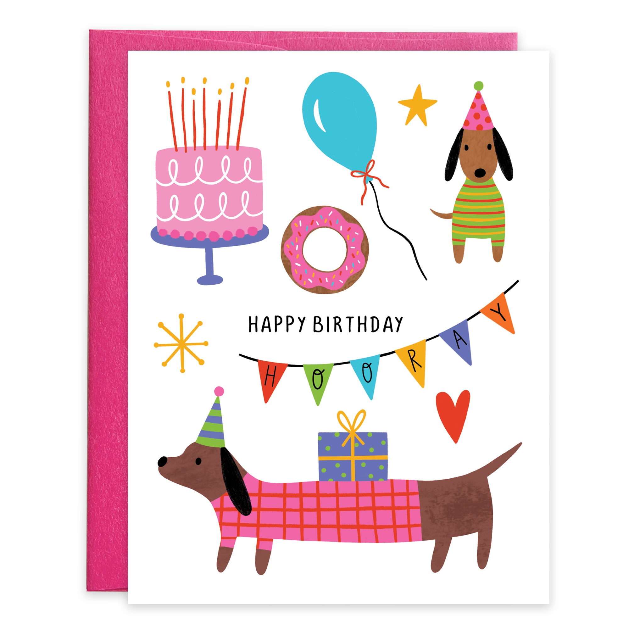 Birthday card  - Dachshund Birthday