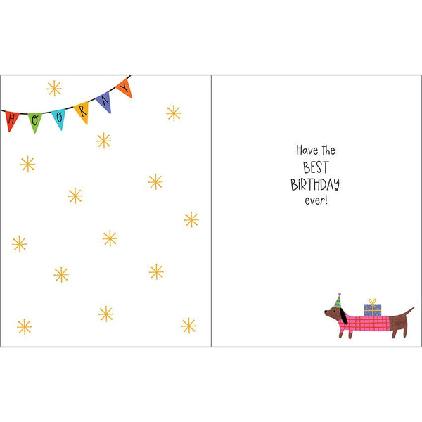 Birthday card  - Dachshund Birthday