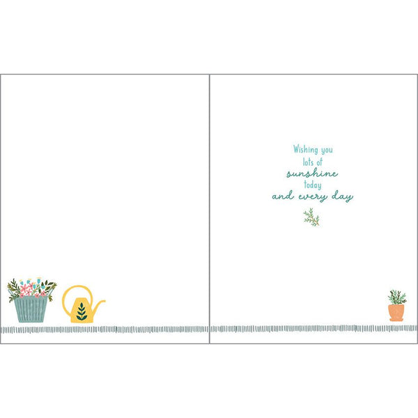 Birthday card  - Garden Birthday
