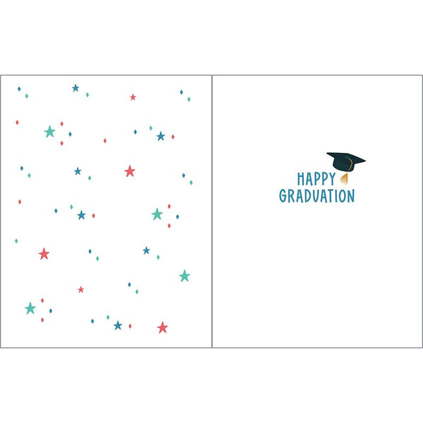 Graduation card - Grad on Navy