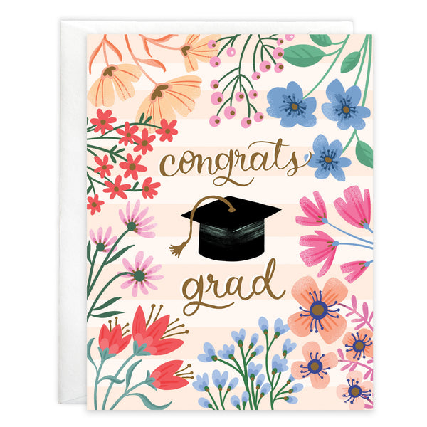 Graduation card - Graduation Flowers