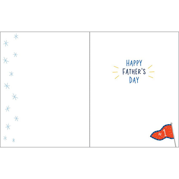 Father's Day card - Best Dad By Par