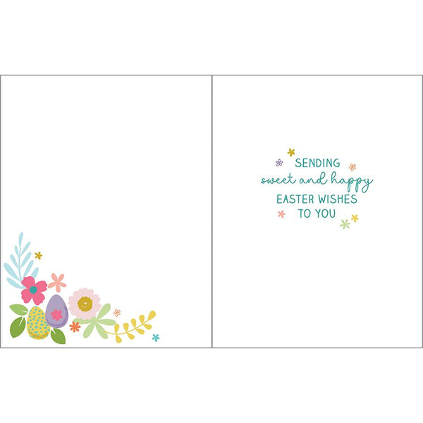Easter Card - Easter Eggs/Flowers