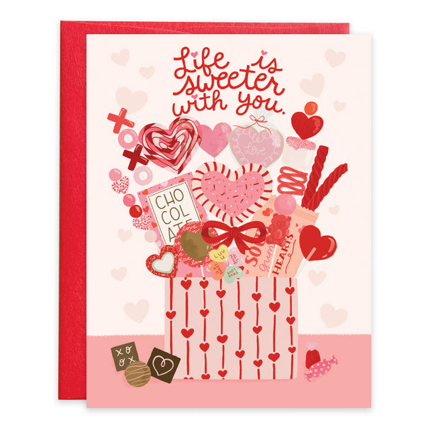 Valentine card - Sweets