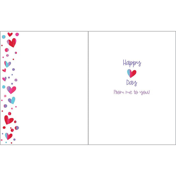 Valentine card - Happy Hearts