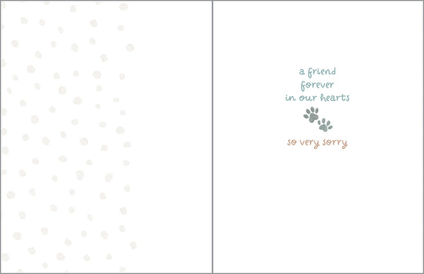 Sympathy card  - Pet Rainbow Bridge