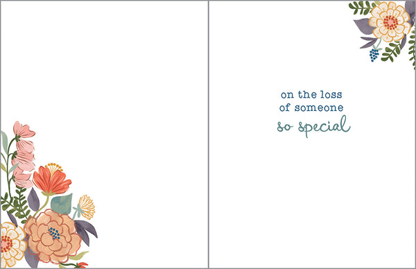 Sympathy card  - Contemporary Vase