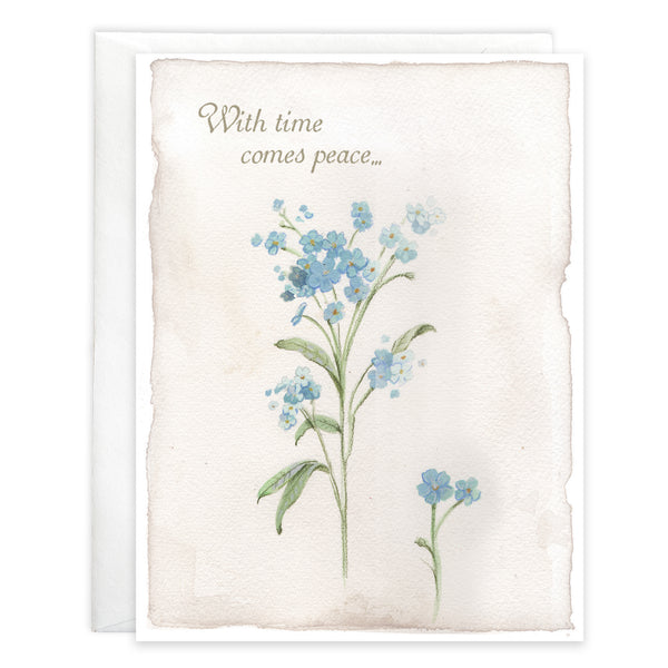 Sympathy card  - Forget Me Not