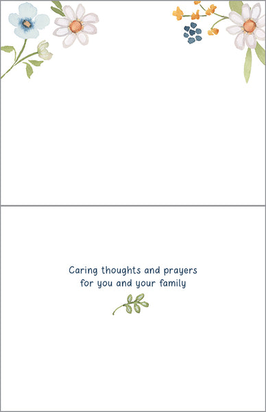 Sympathy card  - Comforting Stems