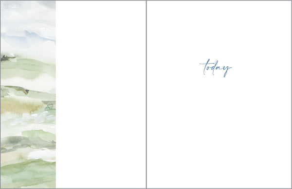 Thinking of You card  - Peaceful Landscape