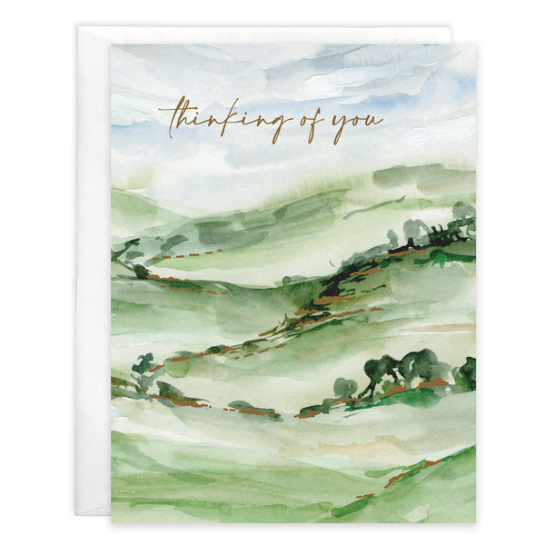 Thinking of You card  - Peaceful Landscape