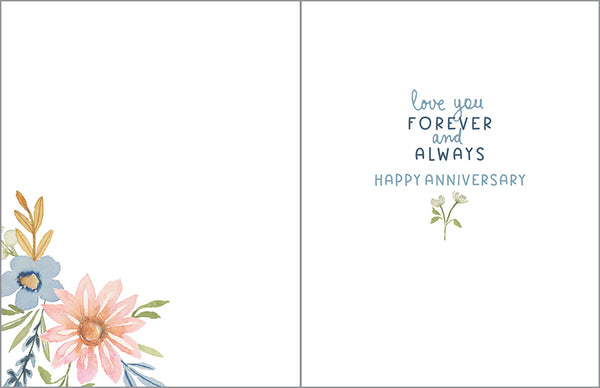 Anniversary card - Flowers For My Love