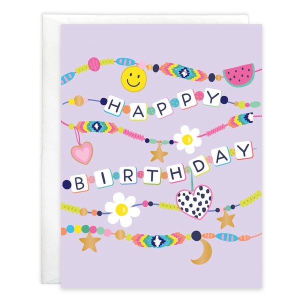 Birthday card  - Charm Bracelets