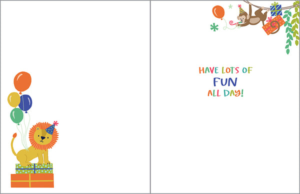 Birthday card  - Jungletime