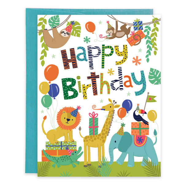 Birthday card  - Jungletime