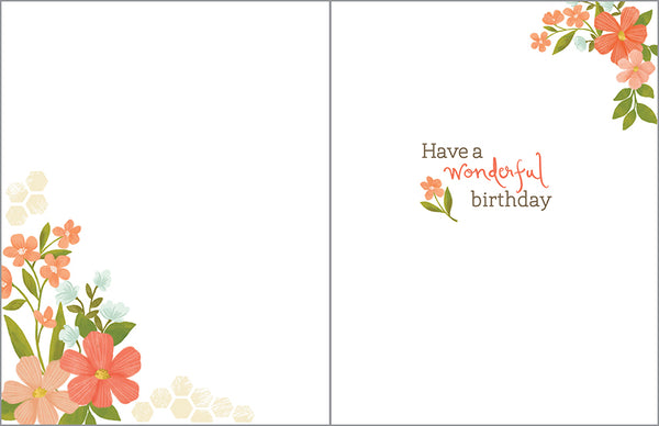 Birthday card  - Honey and Bees
