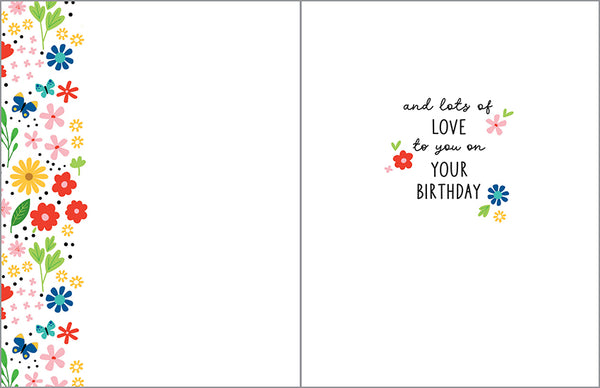 Birthday card  - Little Birthday Flowers