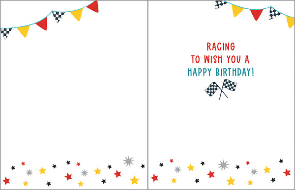 Birthday card  - Racetime
