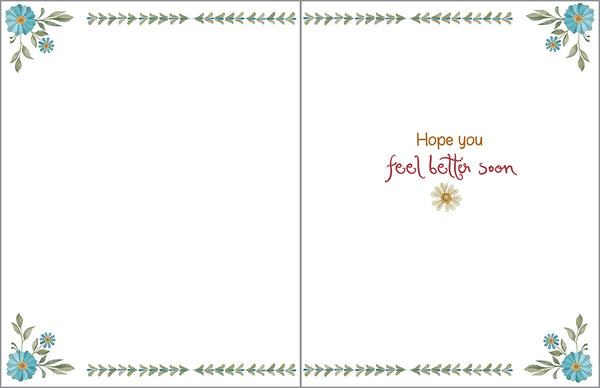 Get Well card  - Tea Cup Stack