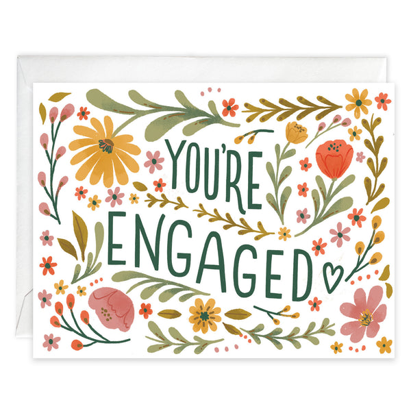 Wedding card  - You're Engaged