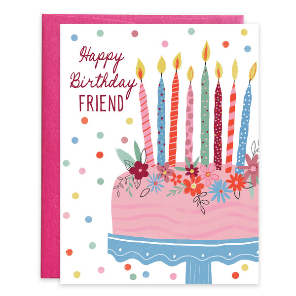 Birthday card  - Friend Cake