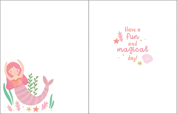 Birthday card  - Mermaid