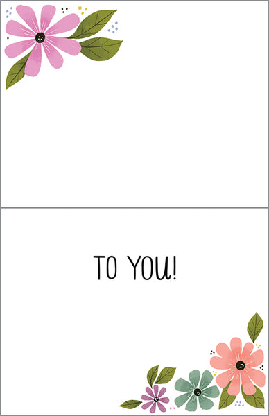Birthday card  - Happy Posies