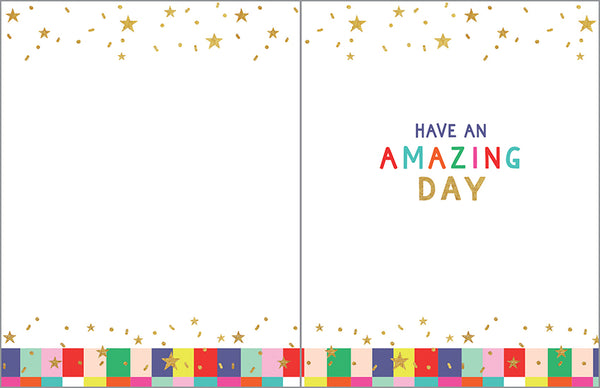 Birthday card  - Colorful Squares