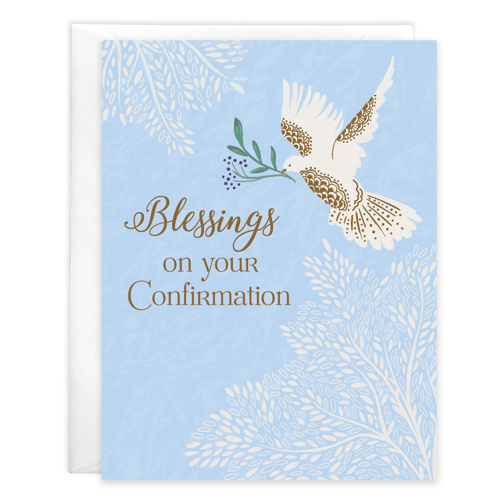 {with scripture} Confirmation Religious card - Confirmation Dove