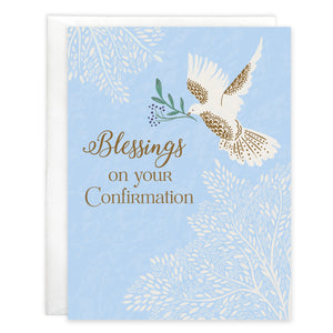 {with scripture} Confirmation Religious card - Confirmation Dove