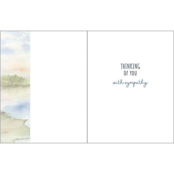 {with scripture} Sympathy Card - River Peace