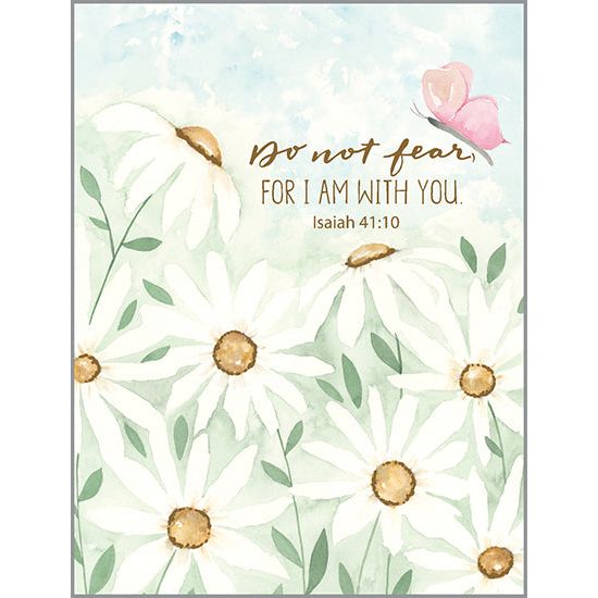 {with scripture} Thinking of You Card - Daisy Field-Do Not Fear