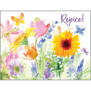 {with scripture} Easter card - Spring Flower Mix, Gina B Designs