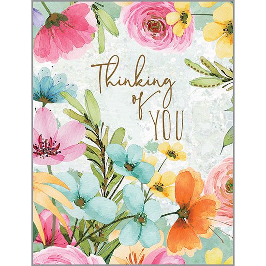 {with scripture} Thinking of You Card - Flower Market, Gina B Designs