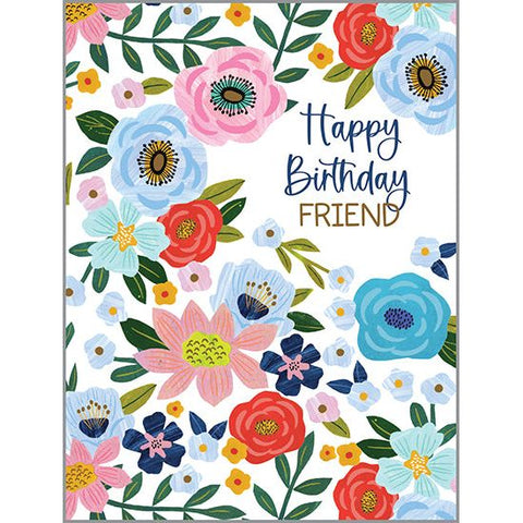 {with scripture} Birthday Card - Friendly Flowers, Gina B Designs