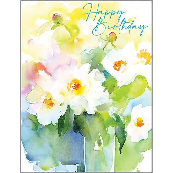 {with scripture} Birthday Card - Sunny Bouquet, Gina B Designs