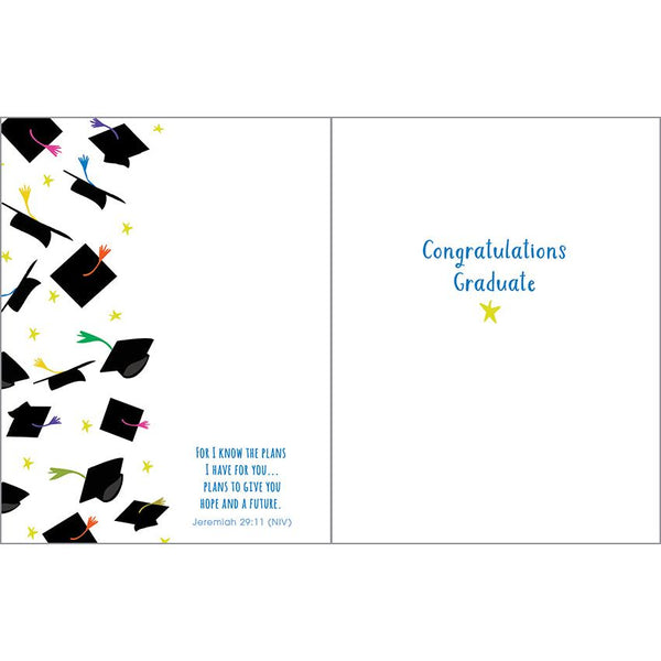 {with scripture} Graduation Card - Future is Bright, Gina B Designs