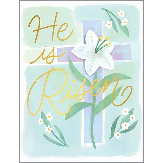 {with scripture} Easter card - Lily Cross, Gina B Designs