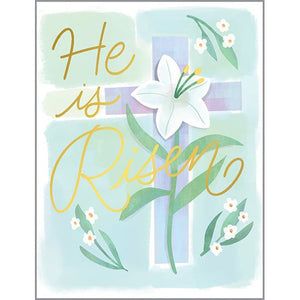 {with scripture} Easter card - Lily Cross, Gina B Designs