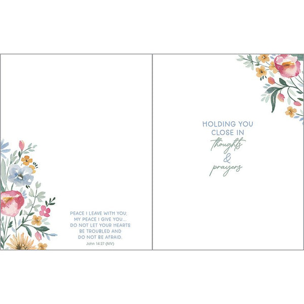 {with scripture} Sympathy Card - Pray Flowers, Gina B Designs