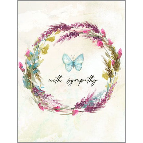 {with scripture} Sympathy Card - Hope Wreath, Gina B Designs