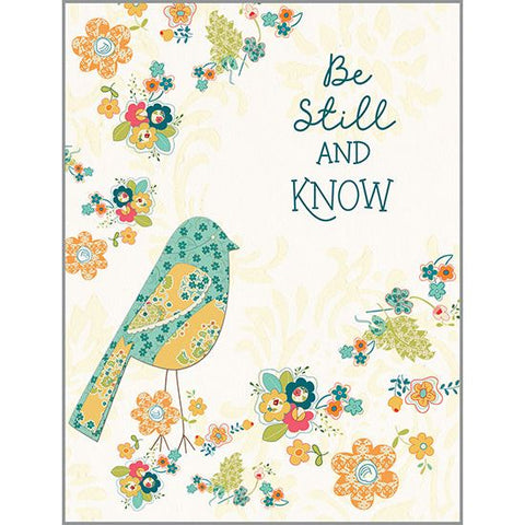 {with scripture} Thinking of You card - Be Still Bird, Gina B Designs